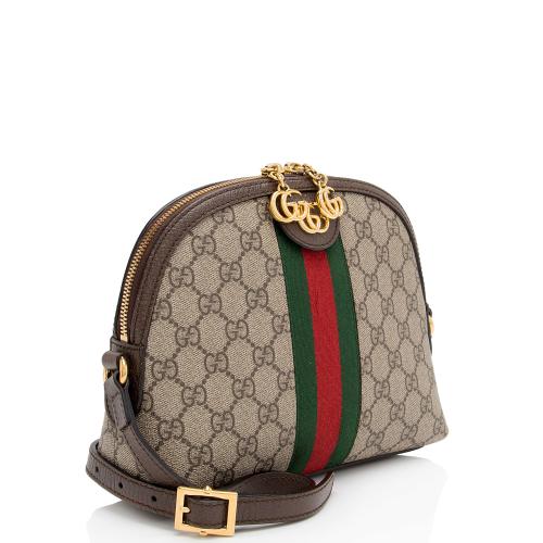 Gucci GG Supreme Ophidia Dome Small Shoulder Bag