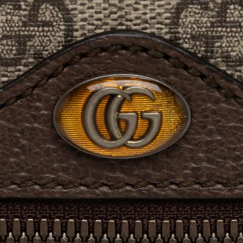Gucci GG Supreme Ophidia Double Zip Crossbody Bag