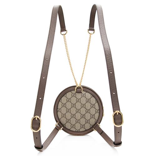 Gucci GG Supreme Ophidia Round Mini Backpack