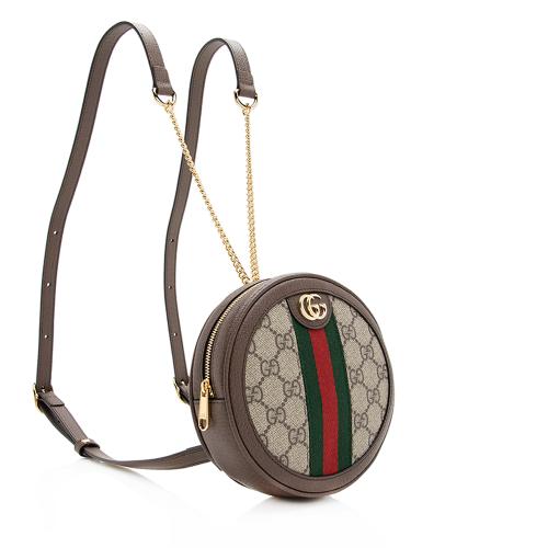 Gucci GG Supreme Ophidia Round Mini Backpack - FINAL SALE