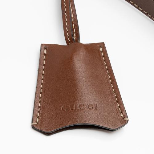 Gucci GG Supreme Padlock Saddle Small Shoulder Bag