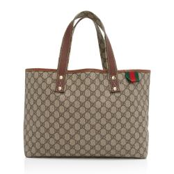 Gucci GG Supreme Signature Web Loop Medium Tote