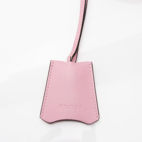 Gucci GG Supreme Strawberry Padlock Small Shoulder Bag