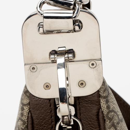 Gucci GG Supreme Web Attache Small Shoulder Bag