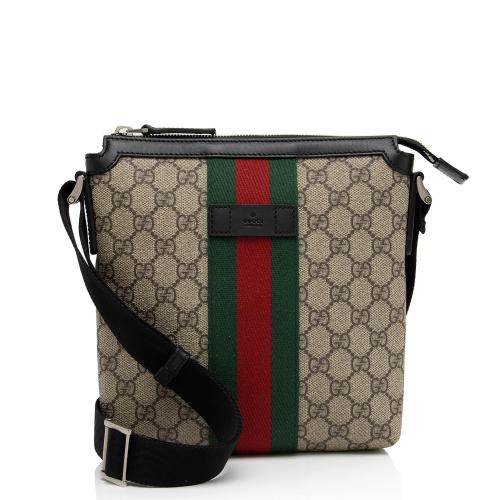 Gucci GG Supreme Web Flat Messenger