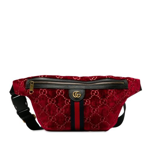 Gucci GG Velvet Ophidia Belt Bag