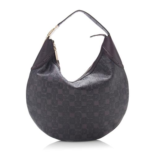 Gucci Leather Glam Hobo