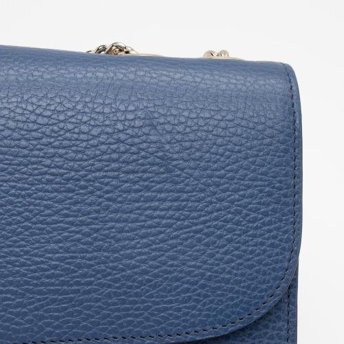 Gucci Leather Interlocking G Medium Shoulder Bag