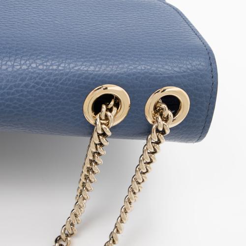 Gucci Leather Interlocking G Medium Shoulder Bag