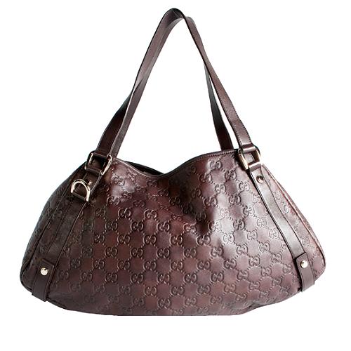 Gucci Guccissima Leather Abbey Medium Shoulder Handbag