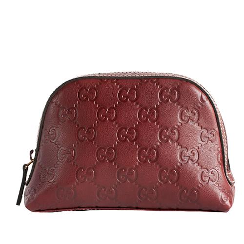 Gucci Guccissima Leather Cosmetic Bag | [Brand: id=25, name=Gucci]  Small_Leather_Goods | Bag Borrow or Steal