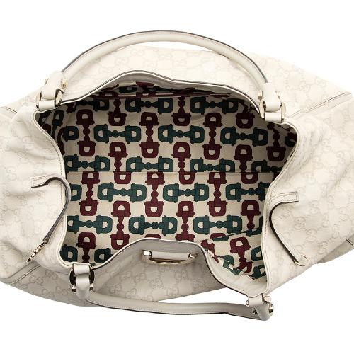 Gucci Guccissima Leather D Ring Large Hobo