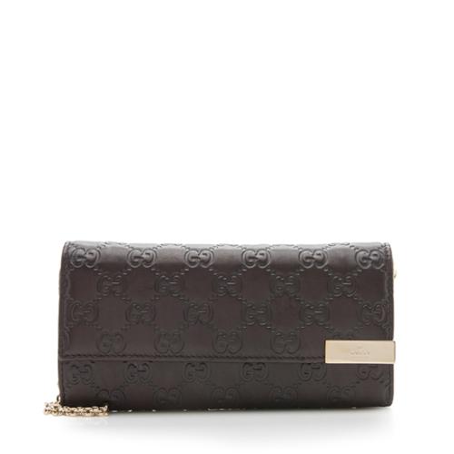 Gucci Guccissima Leather Dice Wallet on Chain Bag