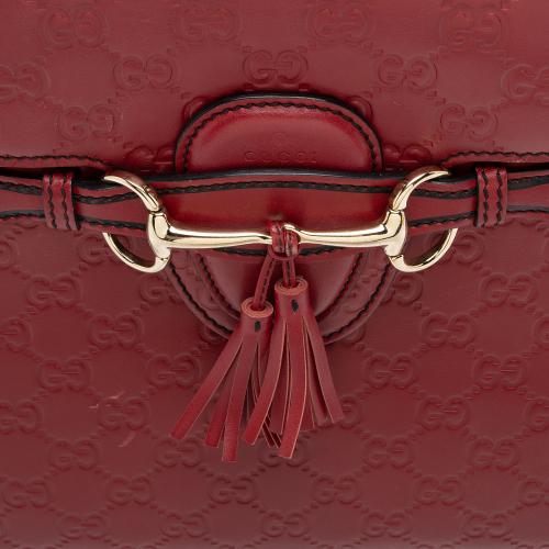 Gucci Guccissima Leather Emily Large Shoulder Bag