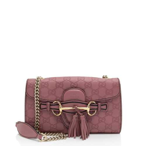 Gucci Guccissima Leather Emily Shoulder Bag