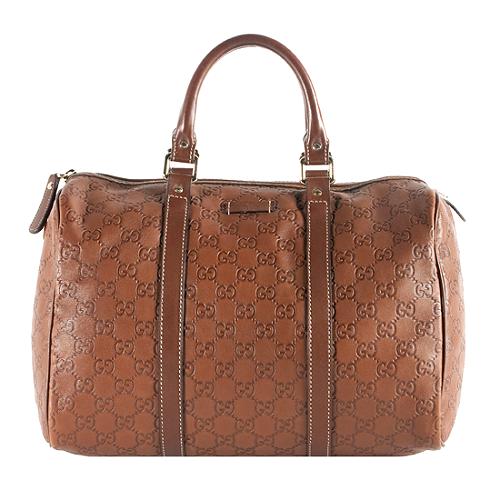 Gucci Guccissima Leather Joy Medium Boston Bag
