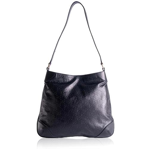 Gucci Guccissima Leather Shoulder Handbag