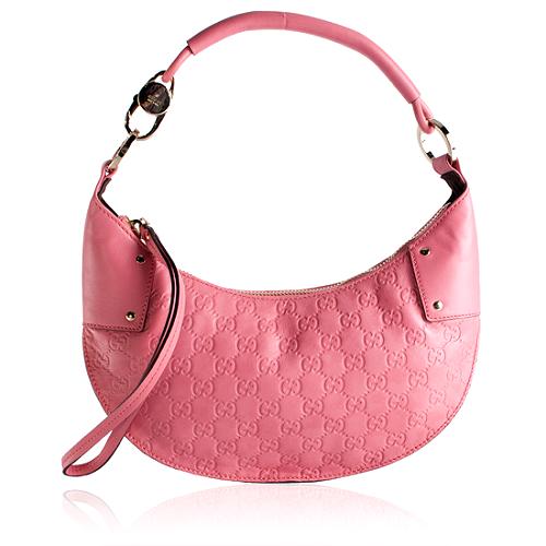 Gucci Guccissima Leather Small Hobo Handbag