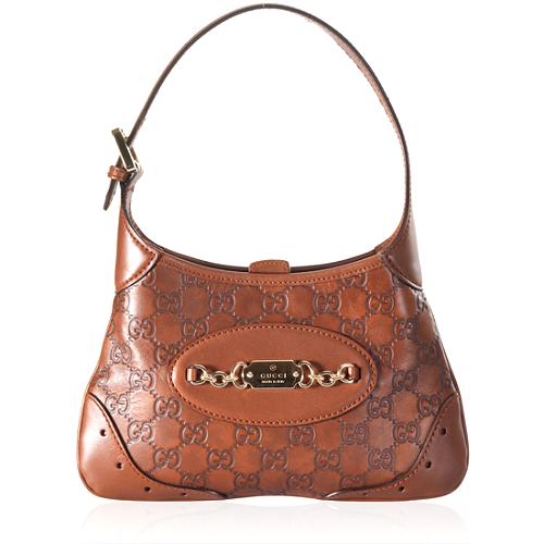 Gucci Guccissima Leather Small Hobo Handbag