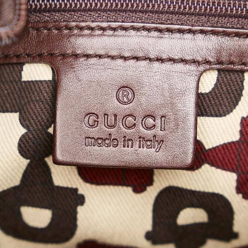 Gucci Guccissima Punch Leather Tote Bag