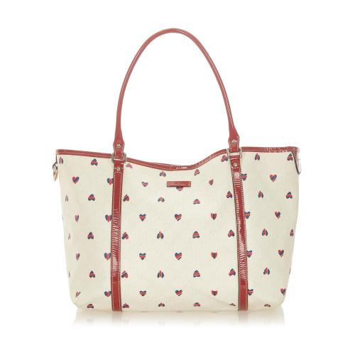 Gucci Heart Print Handbags