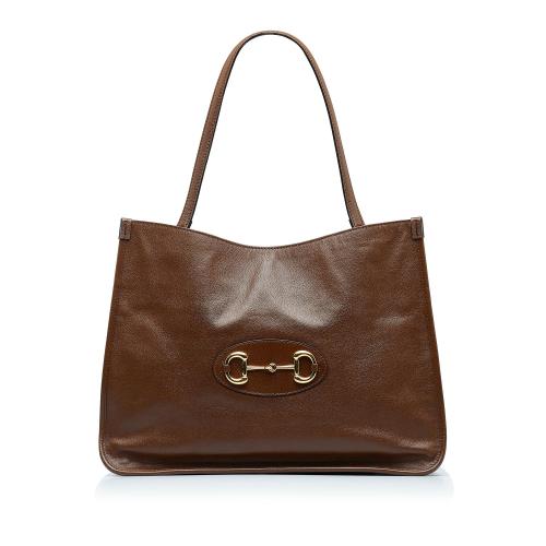 Gucci Horsebit 1995 Leather Tote Bag
