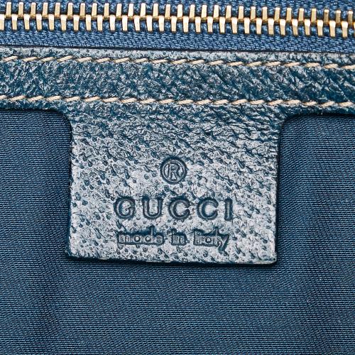 Gucci Horsebit Canvas Crossbody Bag