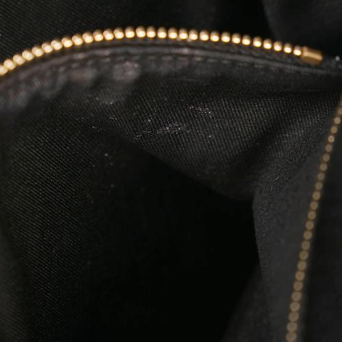 Gucci Horsebit Canvas Shoulder Bag