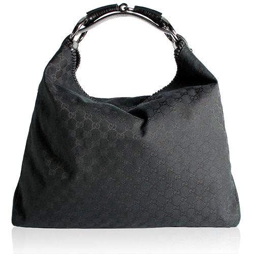 Gucci Horsebit Large Hobo Handbag