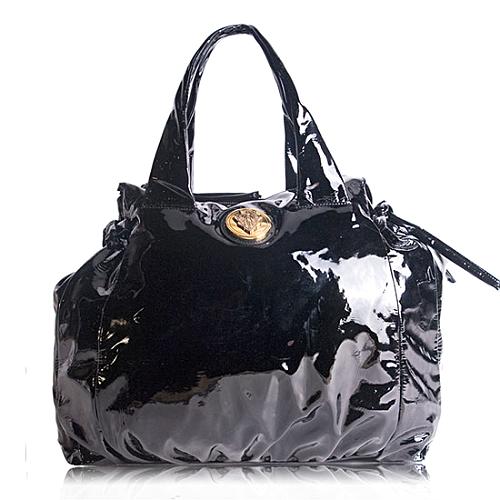 Gucci Hysteria Patent Leather Large Tote