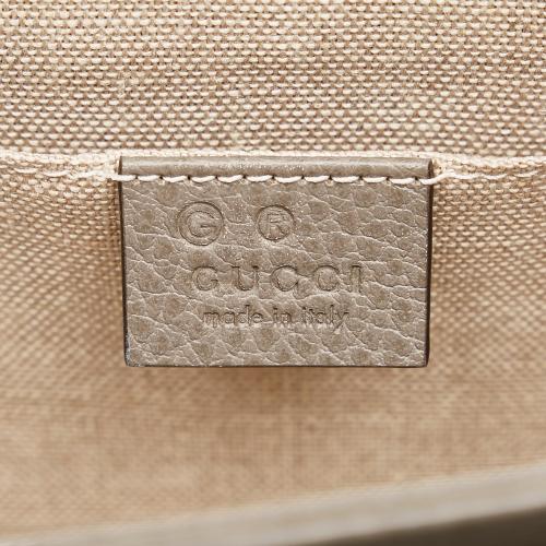 Gucci Interlocking G Chain Leather Crossbody Bag