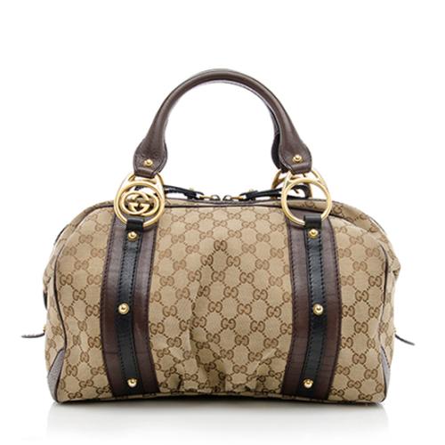 Gucci Interlocking Medium Boston Bag
