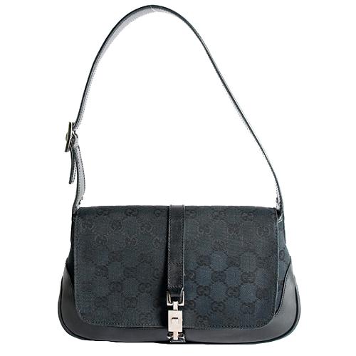Gucci Jackie-O Flap Small Shoulder Handbag & Matching French Purse