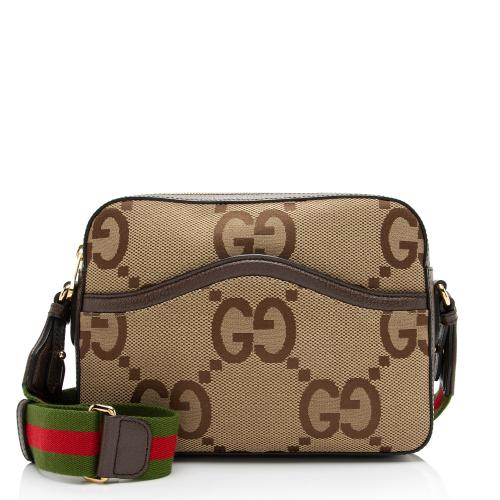 Gucci Jumbo GG Canvas Messenger Bag