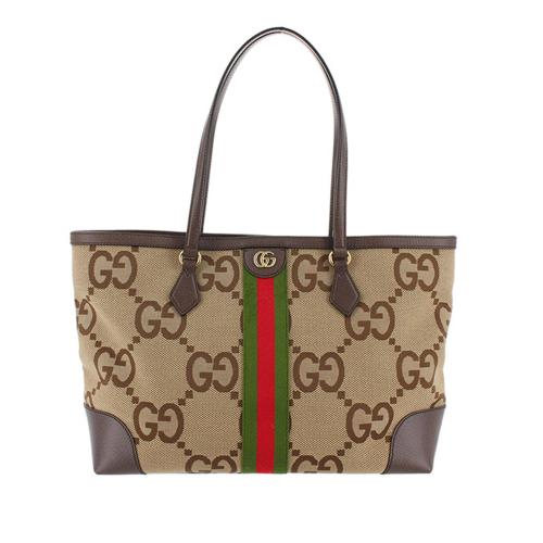 Gucci Jumbo GG Canvas Ophidia Tote