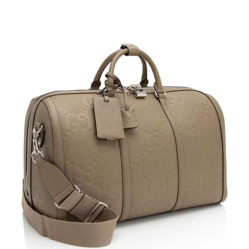 Gucci Jumbo GG Leather Small Duffle Bag