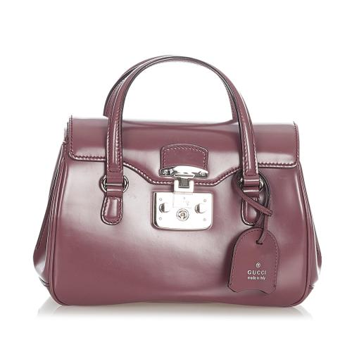 Gucci Lady Lock Leather Handbag