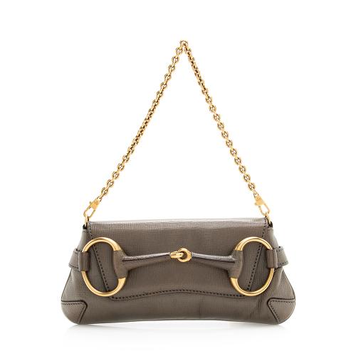 Gucci Tom Ford Leather 1921 Horsebit Shoulder Bag