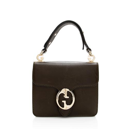 Gucci Leather 1973 Small Top Handle Satchel