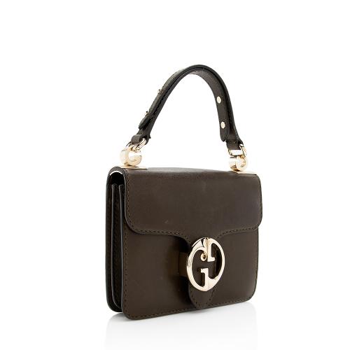 Gucci Leather 1973 Small Top Handle Satchel