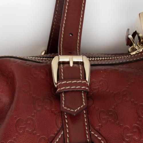 Gucci Guccissima Leather 85th Anniversary Horsebit Boston Bag