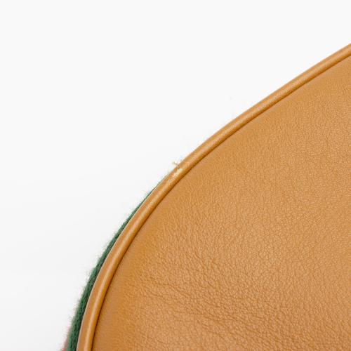 Gucci Leather Attache Medium Shoulder Bag
