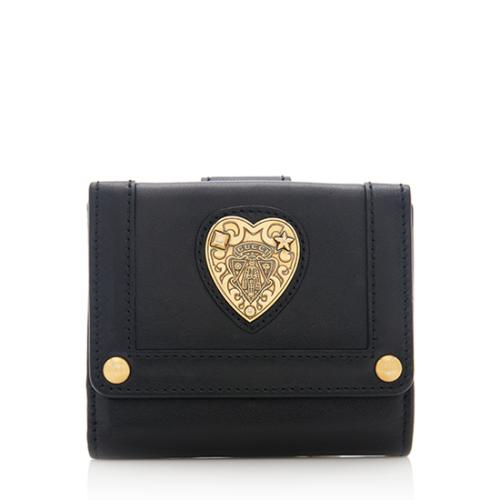 Gucci Leather Babouska French Wallet