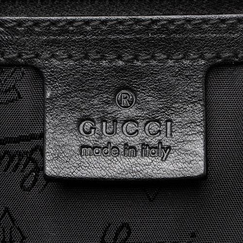 Gucci Leather Babouska Large Tote