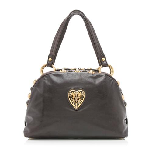Gucci Leather Babouska Medium Dome Bag