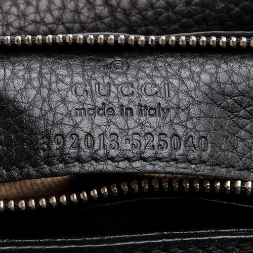 Gucci Leather Bamboo Daily Medium Satchel