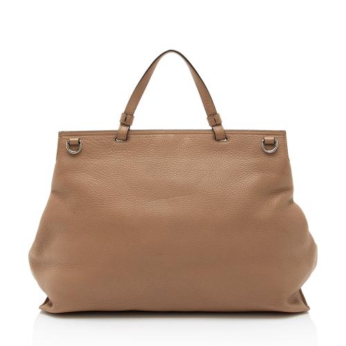 Gucci Leather Bamboo Daily Small Top Handle
