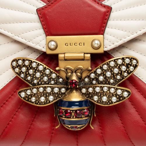 Gucci Leather Bamboo Queen Margaret Top Handle