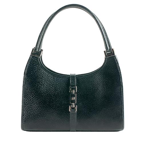 Gucci Leather Bardot Shoulder Handbag