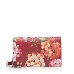 Gucci Leather Blooms Wallet on Chain Bag
